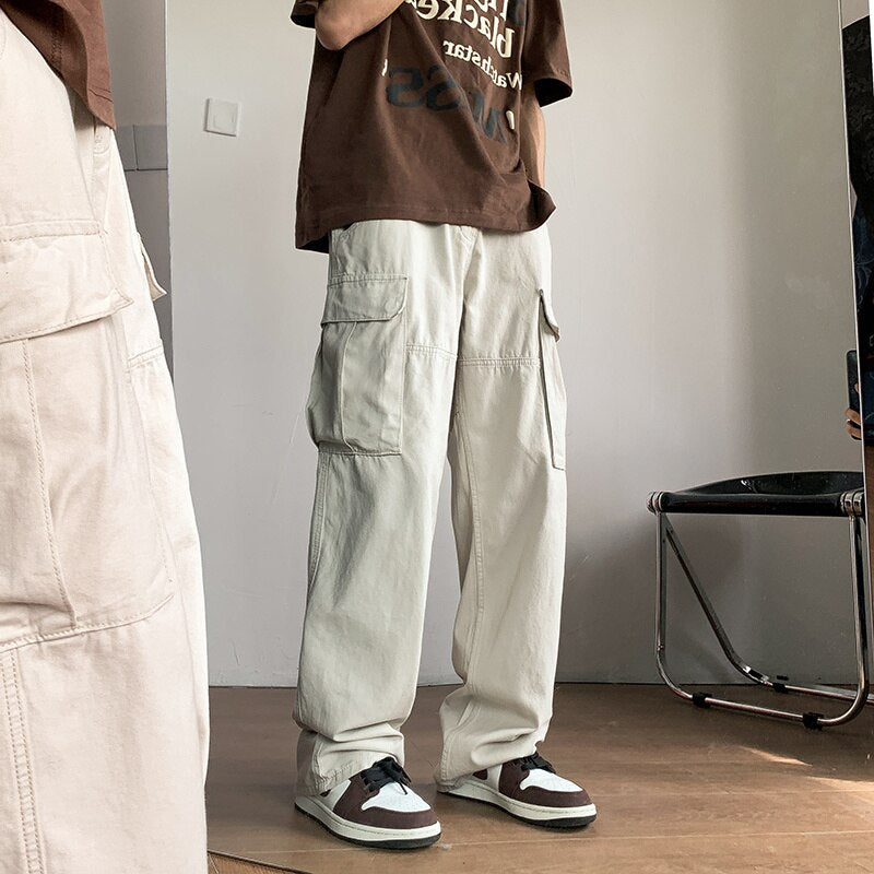 "Luxe" Unisex Men Women Streetwear Graphic Cargo Pants Daulet Apparel