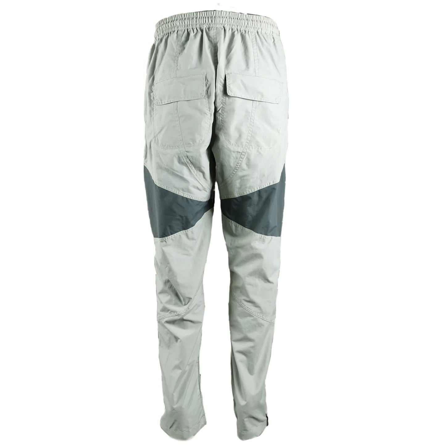 three dimensional adhesive zipper splicing functional patchwork cargo trousers mens high street vibe thin nylon cargo pants unique cargo style 946