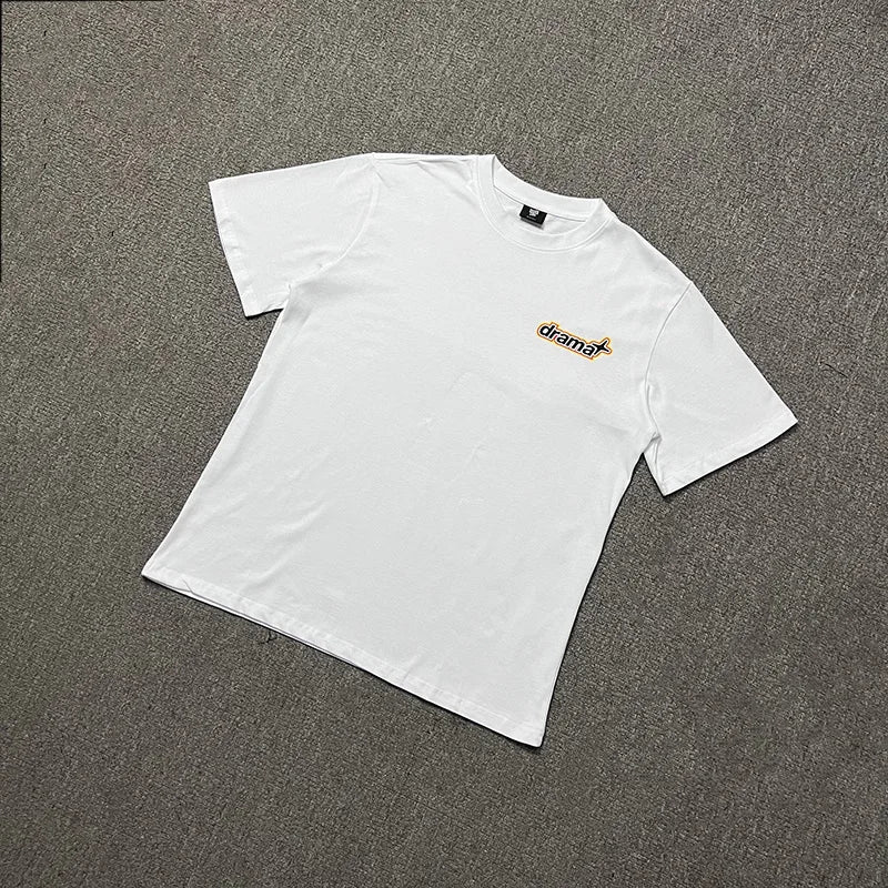2024ss Drama Call T-shirt Men Women 1:1 High Quality Stars Letter Print Fashion Street Lovers Casual Tops Tee Street King Limited