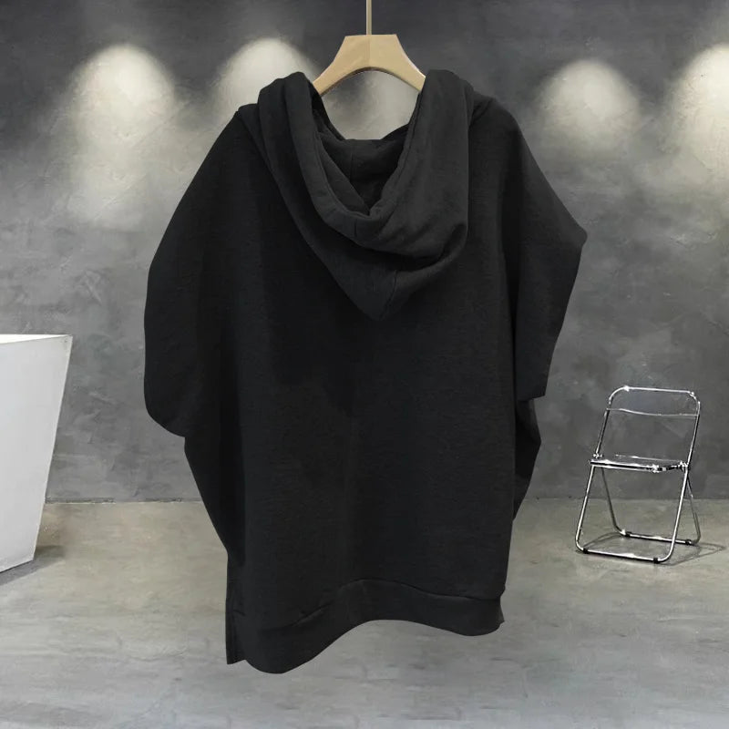 Techwear inspired Y2K tee – sadcore oversized print street fit