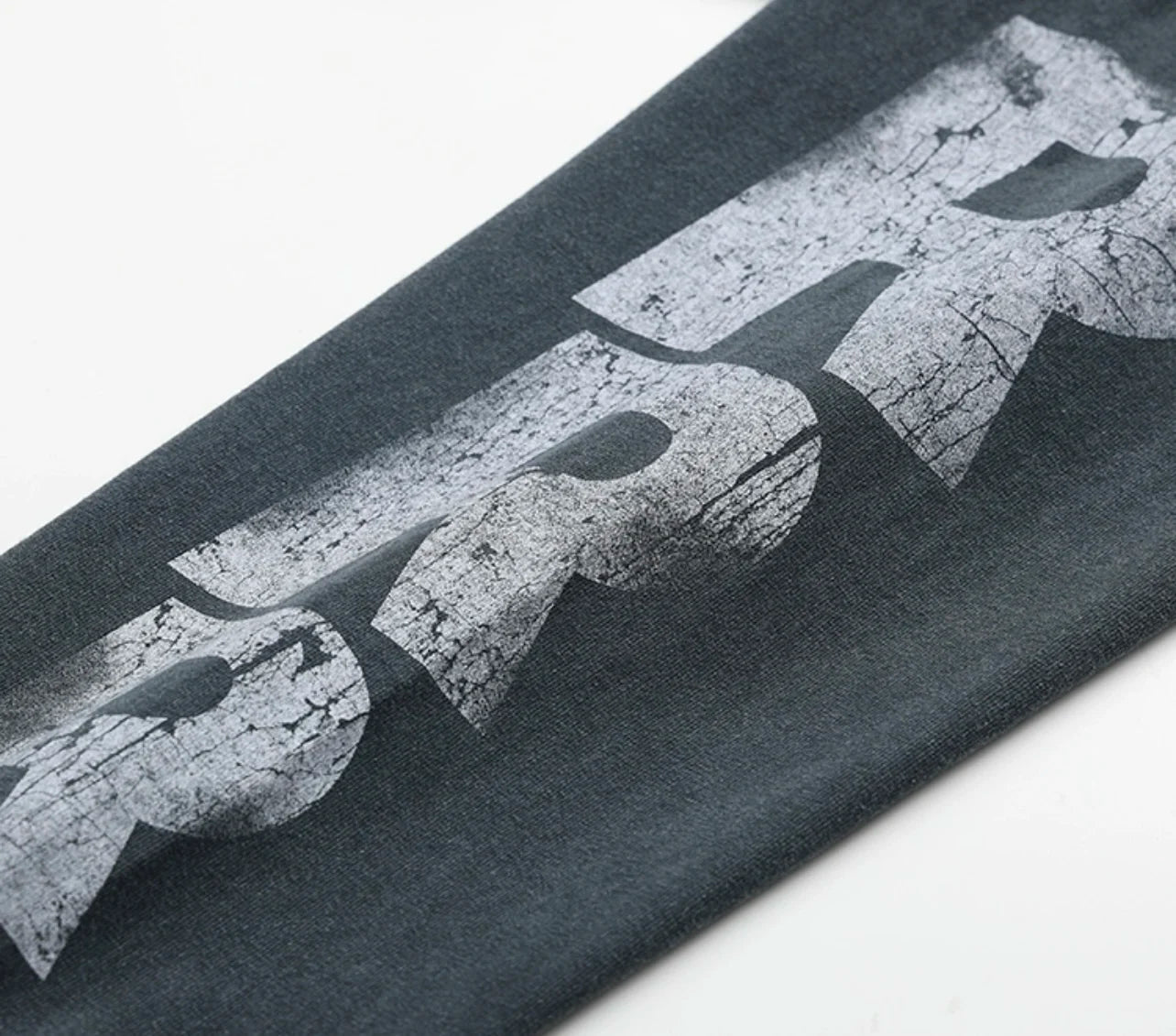 Summer Retro 123 Letter Print Brand Fashion High-Street Hip-Pop Casual Loose Cotton Long Sleeve T Shirt Pullover Sweatshirt Street King Limited