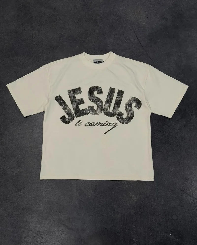 American Street Fashion Retro Clothing Y2k Letter Printed Short-sleeved Tops Men Harajuku Casual Loose Oversized T-shirts Women Street King Limited