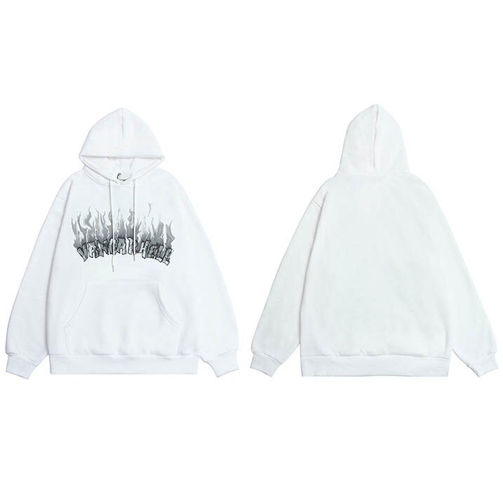 "Blue Smoke" Unisex Men Women Streetwear Graphic Hoodie Daulet Apparel