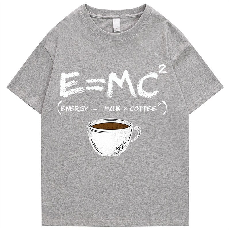 "Morning Energy" Unisex Men Women Streetwear Graphic T-Shirt - Street King Apparel