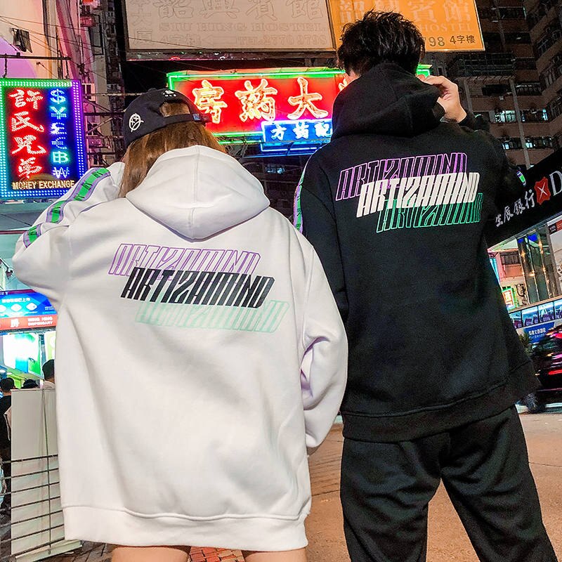 "Dark Reality" Unisex Men Women Streetwear Graphic Hoodie Daulet Apparel