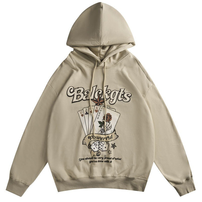 "Black Jack" Unisex Men Women Streetwear Graphic Hoodie Daulet Apparel