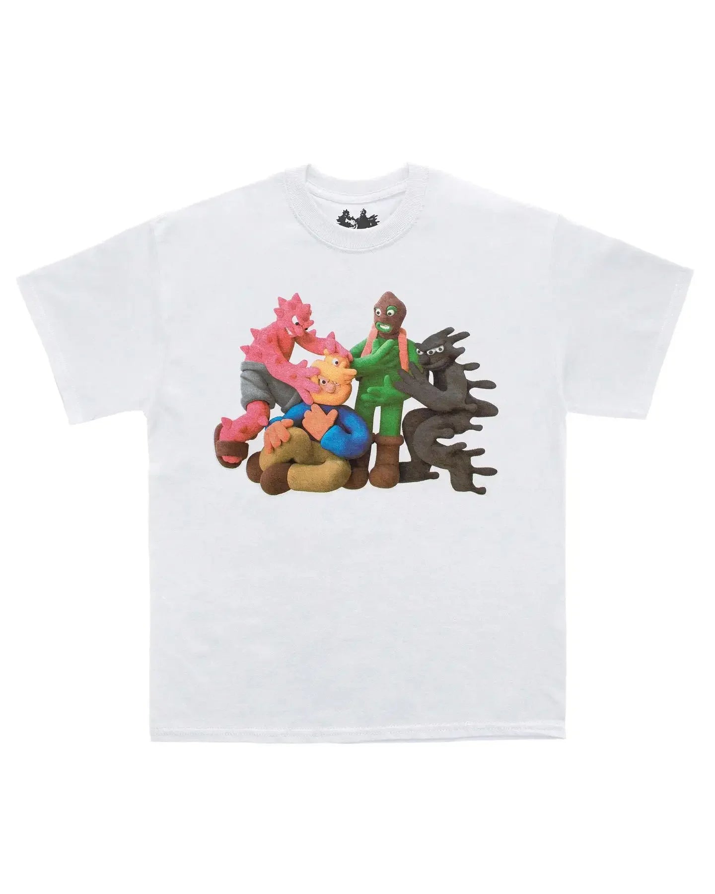 Summer Gothic Punk Oversized T-shirt Men's Fashion 2024 New Retro Loose Casual Harajuku Versatile Round Neck Short Sleeve Top Street King Limited