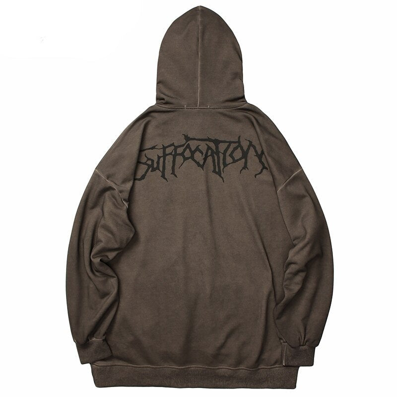 "Dark Angel" Unisex Men Women Streetwear Graphic Hoodie Daulet Apparel
