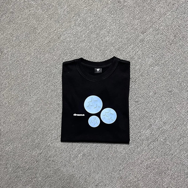 2024ss Drama Call T-shirt Men Women 1:1 High Quality Stars Letter Print Fashion Street Lovers Casual Tops Tee Street King Limited