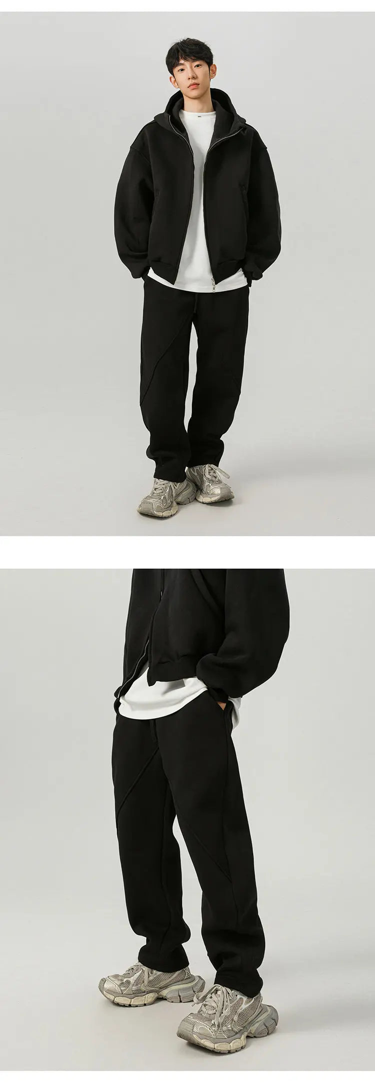 men sport sets hood coat pant streetwear loose casual hoody short sweatshirt jacket trouser women hoodie sweatpant tracksuit unique joggers style 2789