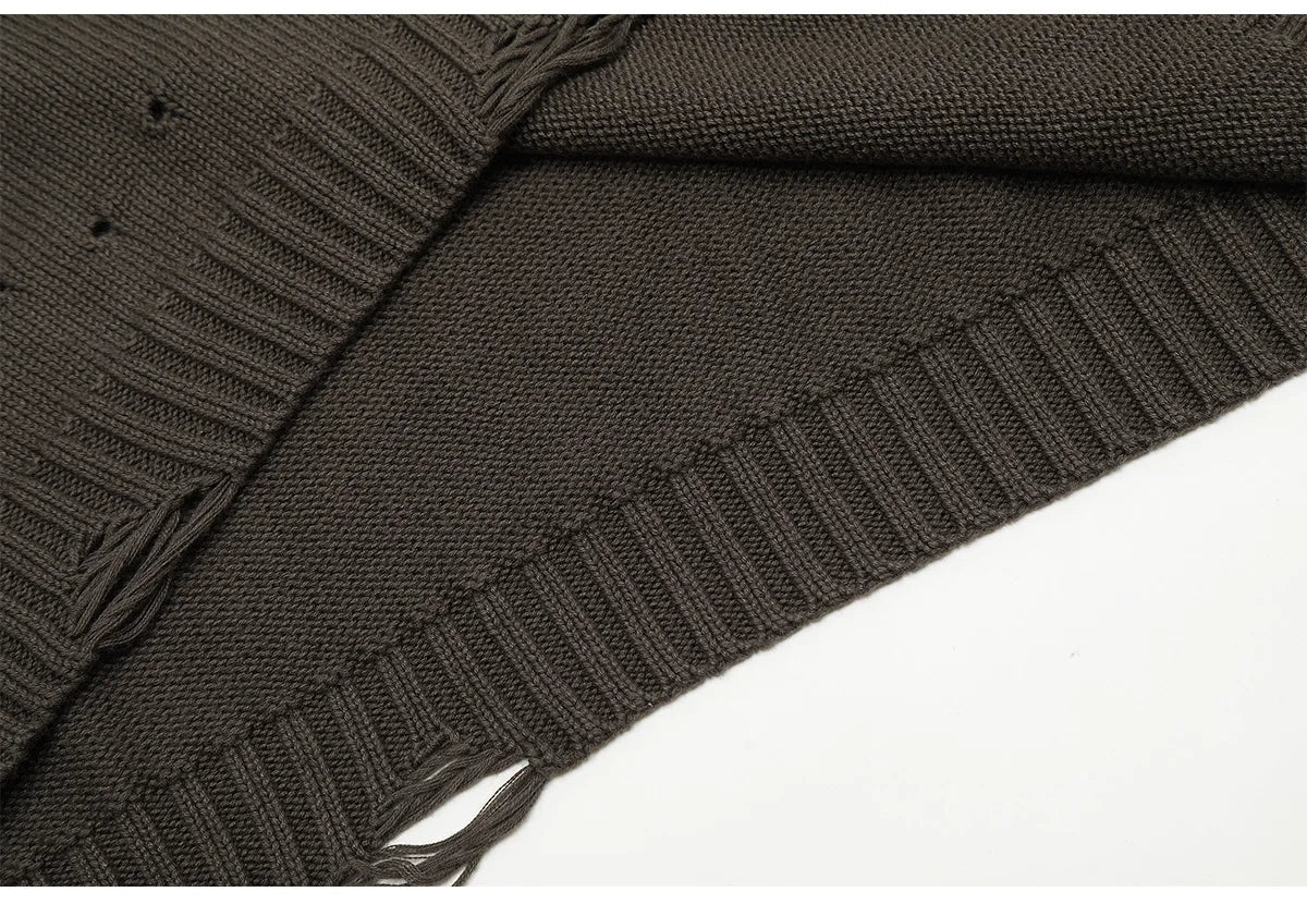 New 2023 Men Luxury Undermycar Hole Gentleman Classic Cotton Knit Casual Sweaters Pullover Asian Size High Drake #410 Street King Limited