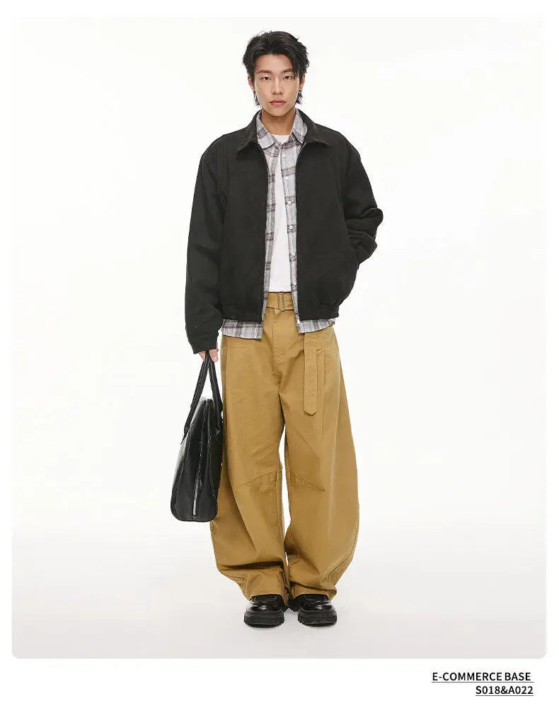 2025 spring short coat mens korean streetwear fashion loose casual bomber jacket women plus size autumn coat outerwear unique shorts style 277