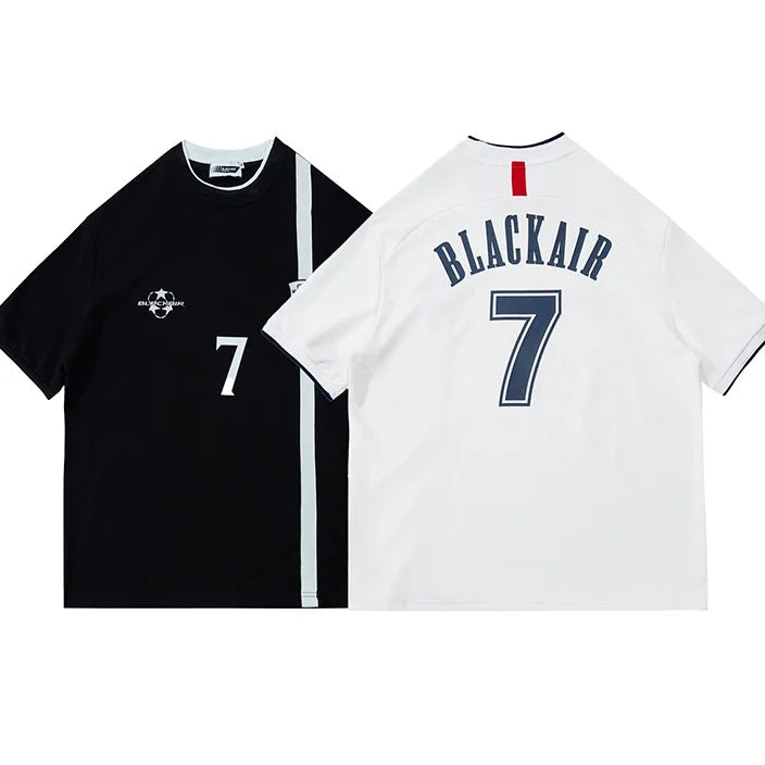Summer American retro high street niche tops trendy brand ins fashion design oversize couple short-sleeved T-shirt y2k tops emo Street King Limited