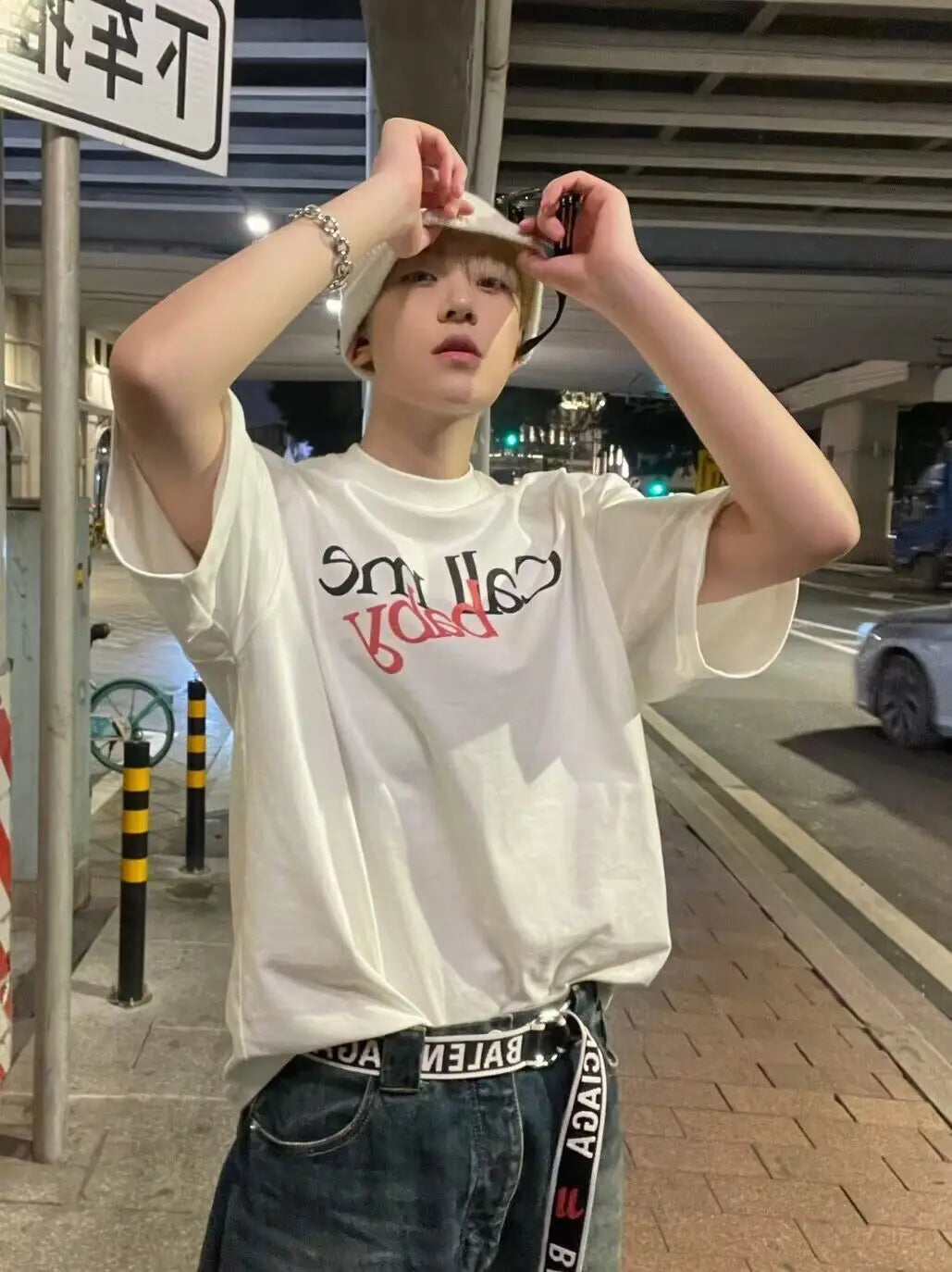 Summer men Korean retro fun printed half sleeved T shirt Fashion simple y2k couple personality hip hop loose round neck top Street King Limited