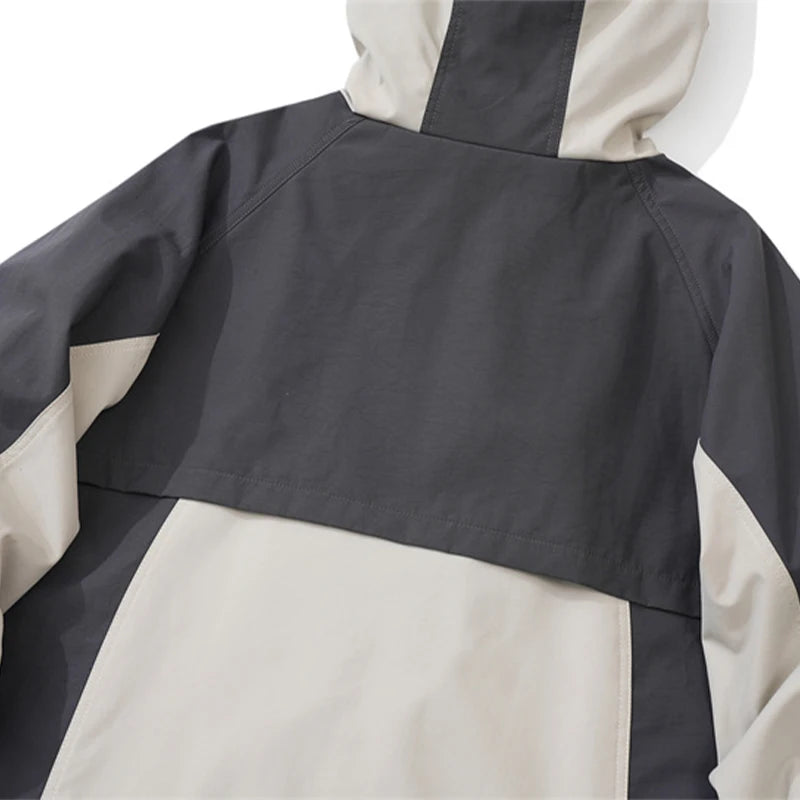 Undermycar 2023 Deconstructor Contrast Zipper Windbreaker Coat Street King Limited