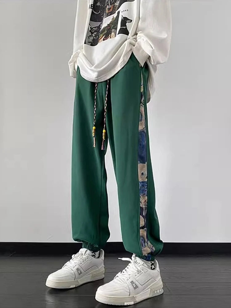 hip hop fashion anime printed sweatpants for men autumn casual corduroy baggy joggers pantalones hombre y2k streetwear trousers 1 unique joggers style 193