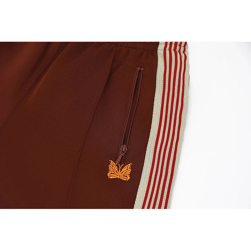 tie xiuhong high quality men woman pants chaopai versatile side edge weaving stripe embroidery loose joggers sweatpants relaxed fit joggers