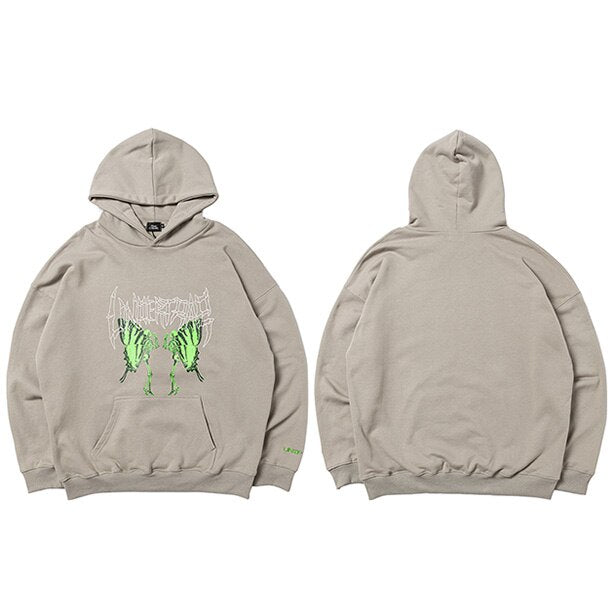 "Dance All Night" Unisex Men Women Streetwear Graphic Hoodie Daulet Apparel
