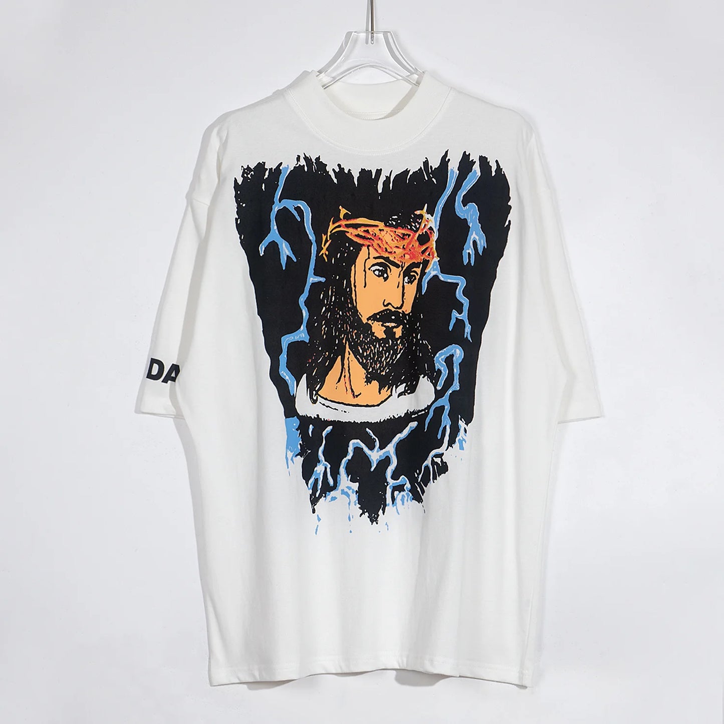 Summer Kanye West Chicago Limited Peripheral High-Street Retro Tops T-Shirt Street King Limited