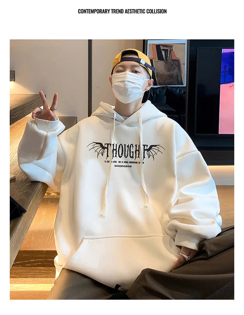 Skatercore Flame Bold Hoodie Cold-Weather Flex