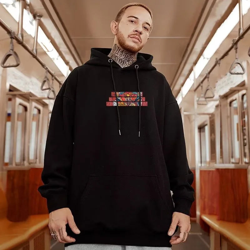 Men's Funny The God Of Wealth Graphic Hoodies 2025 Autumn Hip Hop Print Sweatshirts Hombre Y2K Streetwear Pullovers Hoodie Street King Limited
