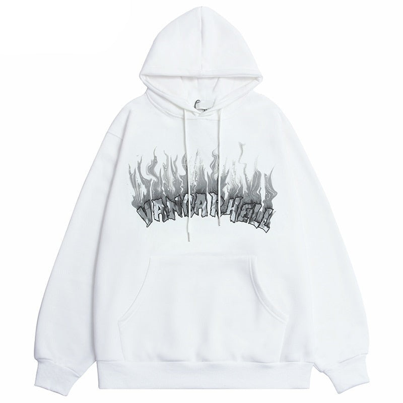 "Blue Smoke" Unisex Men Women Streetwear Graphic Hoodie Daulet Apparel