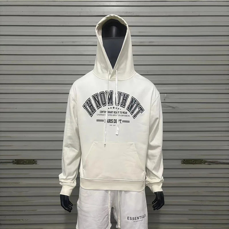 Black Rice White IH NOM UH NIT Hoodies Roses Masked Men Printing Loose Casual Lovers Men Woman Pullover Sweatshirts Street King Limited