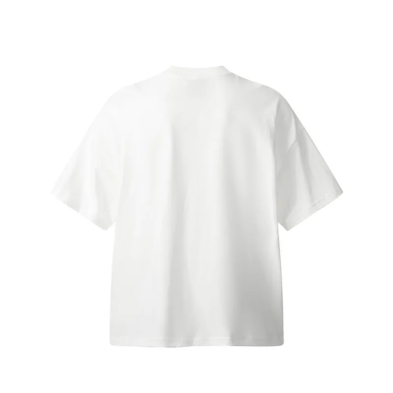 Saint T-shirts New Vintage Wash Letter Printing Chaopai High Street Men Woman Loose Casual Short Sleeve Top Tee Street King Limited