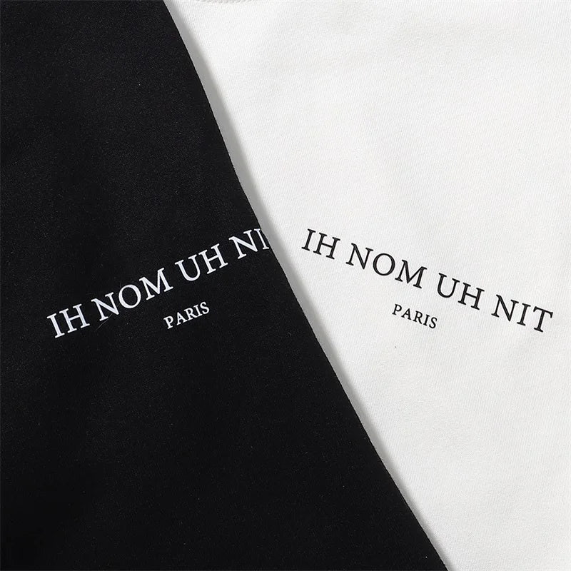 Black Rice White IH NOM UH NIT Hoodies Gold Necklace Masked Men Printing Men Woman Good Quality Casual Sweatshirts Street King Limited
