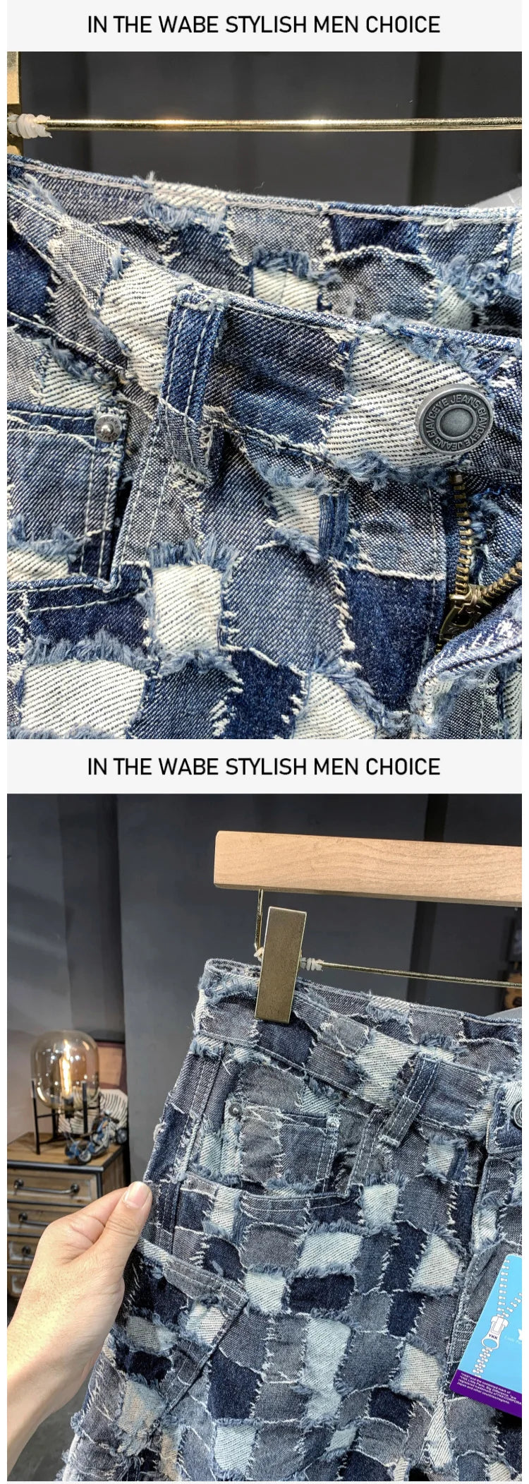 men distressed washed denim streetwear brand hip hop loose casual motorcycle cargo jeans pant cityboy y2k trousers unique cargo style 2346