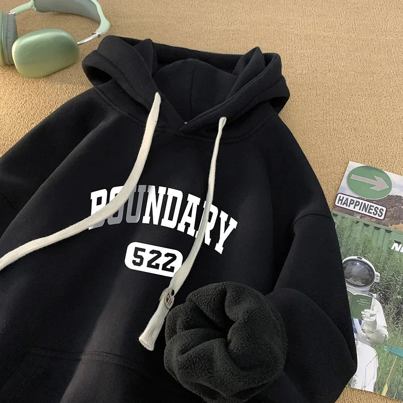 Animecore Statement Graphic Hoodie Layering Essential