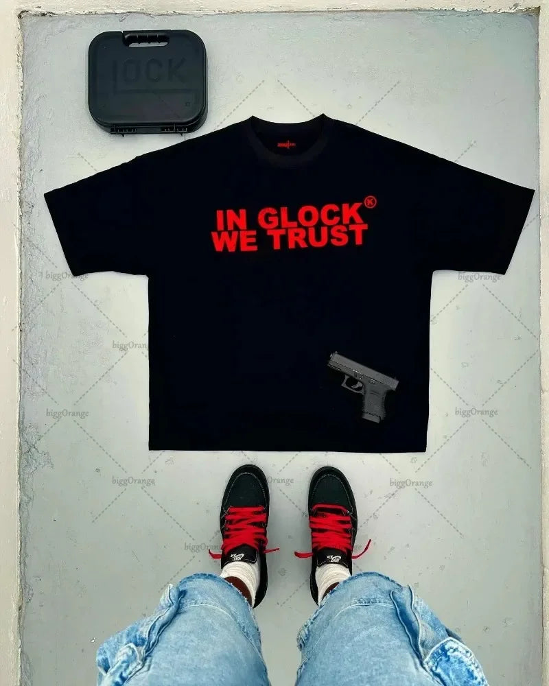 y2k Street Hip Hop Goth Letter Pattern Oversized T-Shirt Men's Retro Casual Versatile Short Sleeve Loose Round Neck Top Women Street King Limited