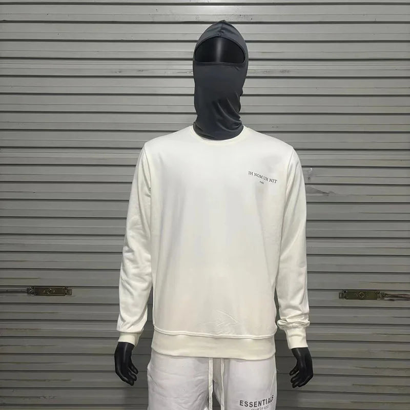 Black Rice White IH NOM UH NIT Hoodies Gold Necklace Masked Men Printing Men Woman Good Quality Casual Sweatshirts Street King Limited