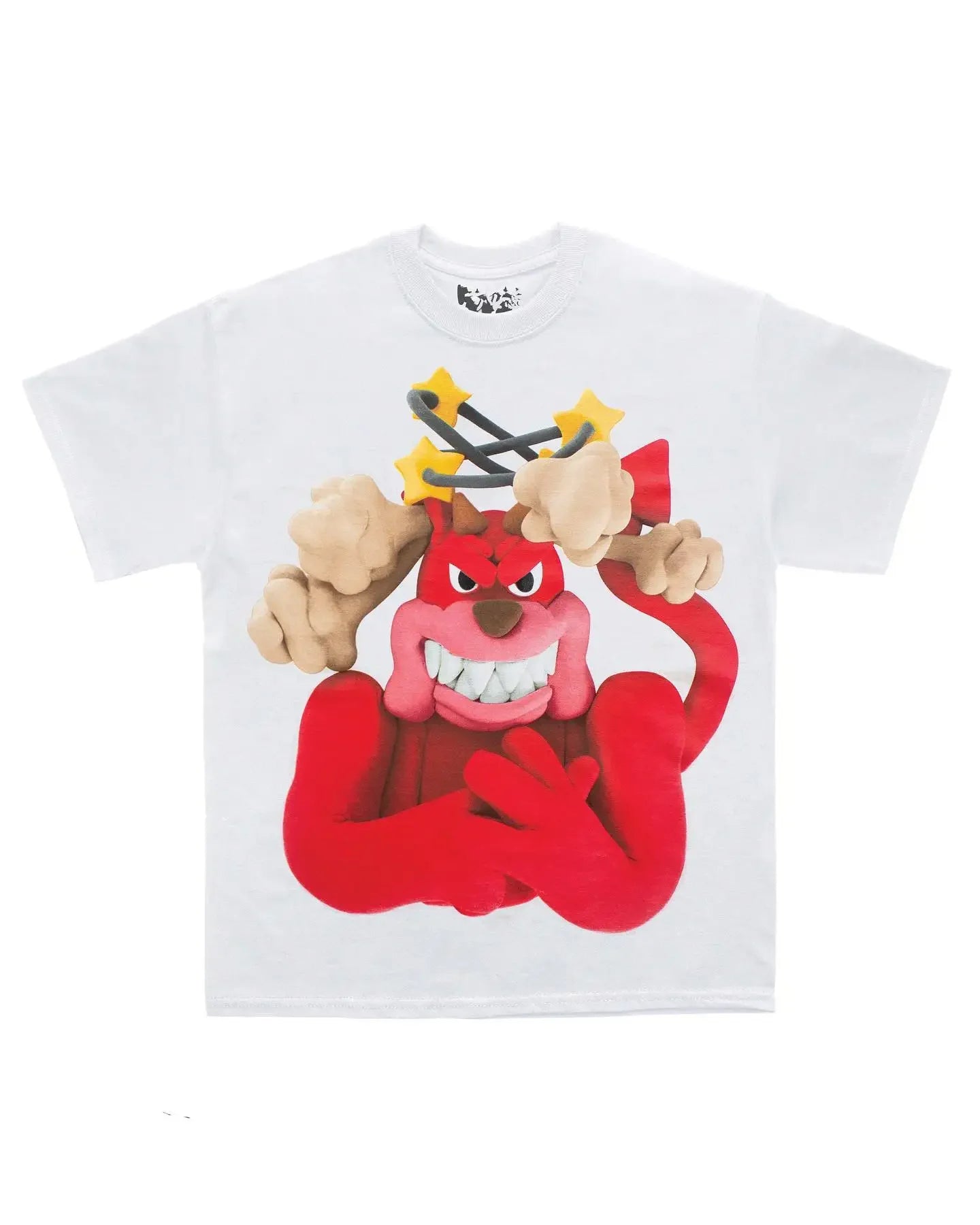 Summer Gothic Punk Oversized T-shirt Men's Fashion 2024 New Retro Loose Casual Harajuku Versatile Round Neck Short Sleeve Top Street King Limited