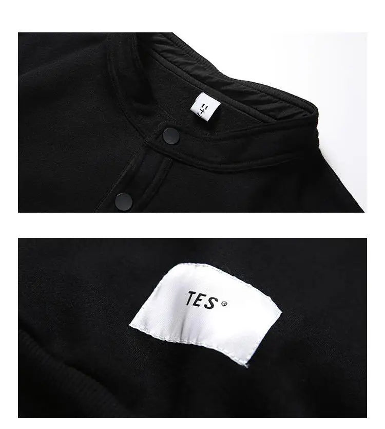 Trendy brand sweatshirt men's Japanese style loose stand collar hoodless pullover long sleeve versatile autumn and winter style Street King Limited