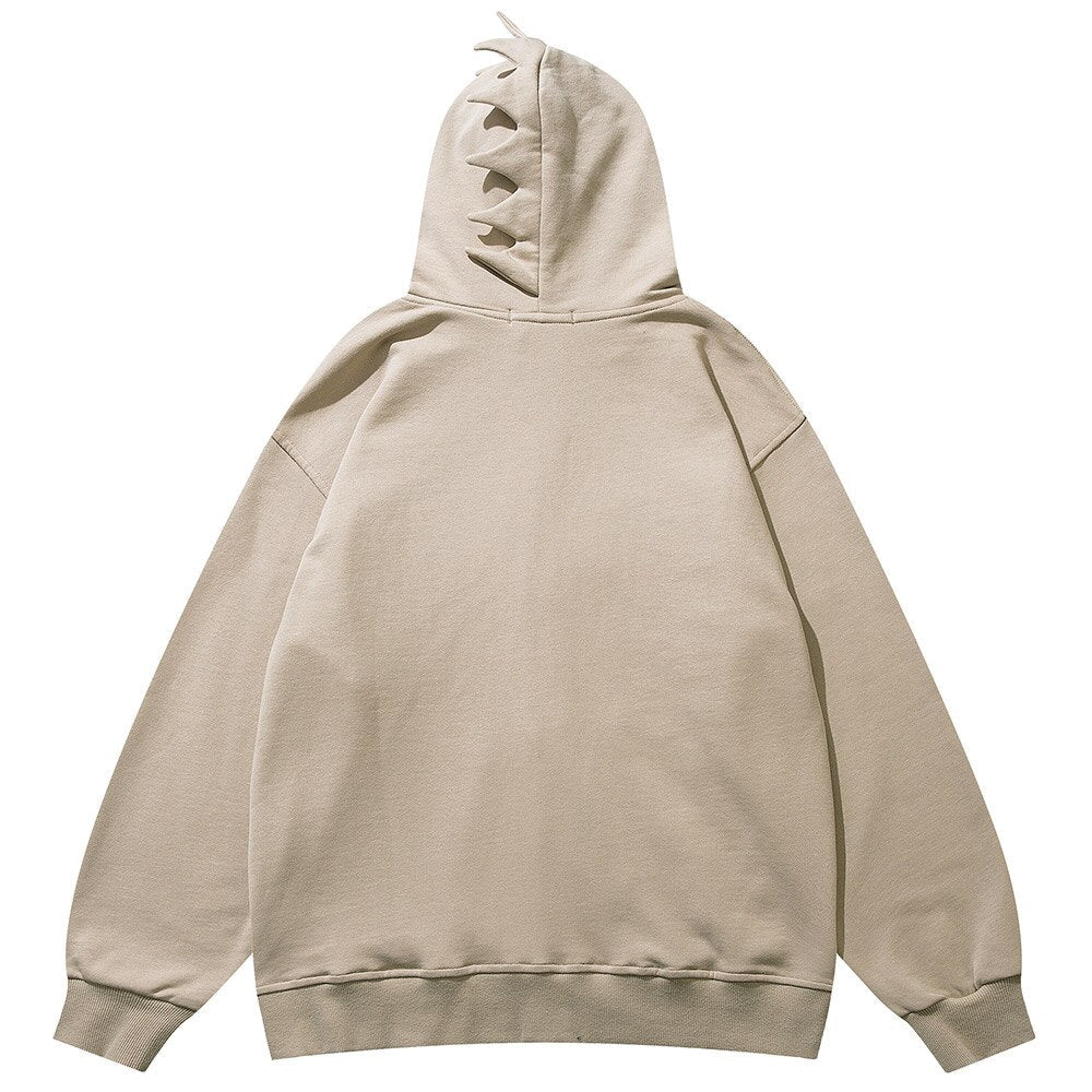 "Beware" Unisex Men Women Streetwear Graphic Hoodie Daulet Apparel