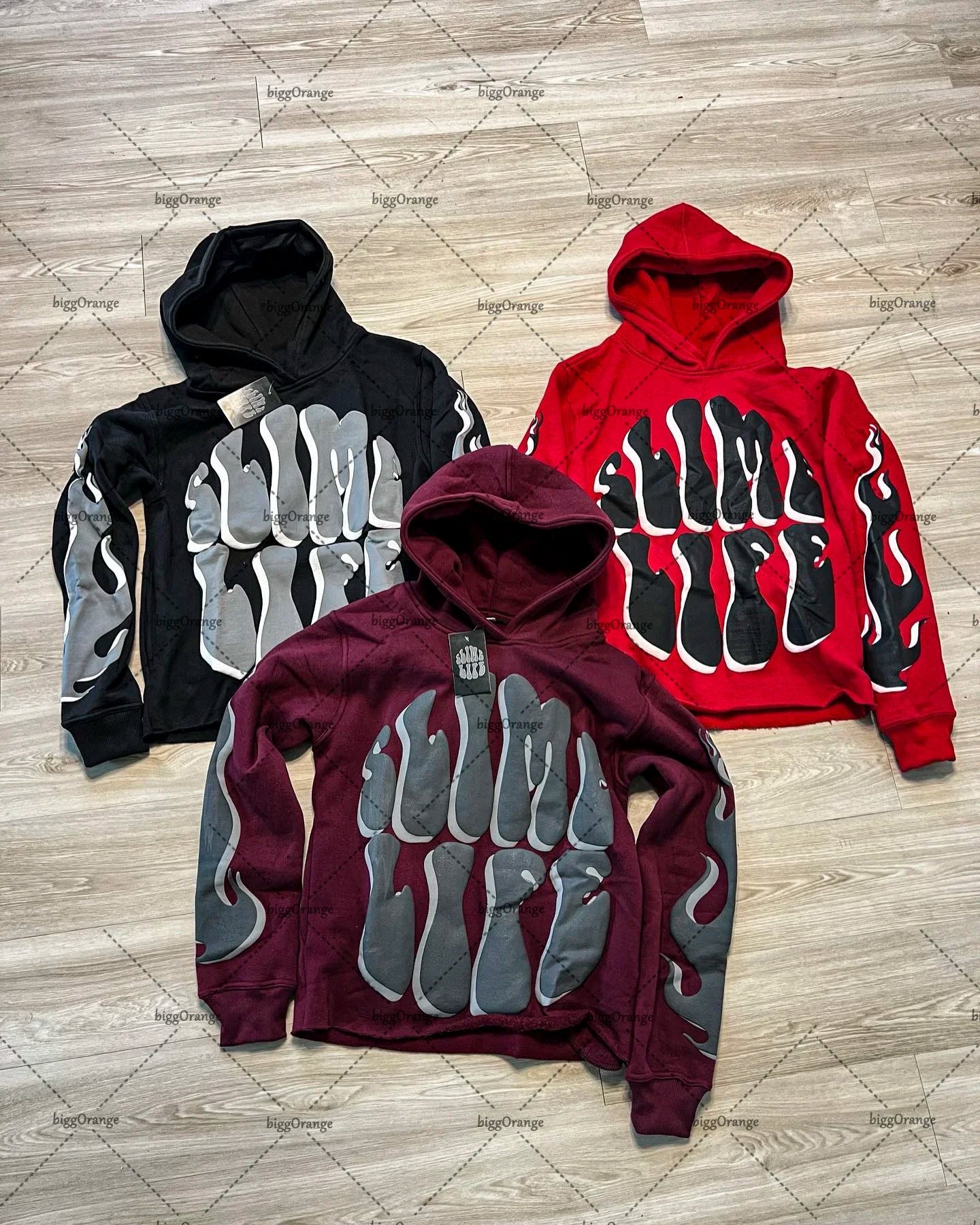 American Trendy Alphabet Oversize Hoodie Men's Y2K2023 High Street Clothing Fashion Loose and Versatile Pullover Sweatshirt Men Street King Limited