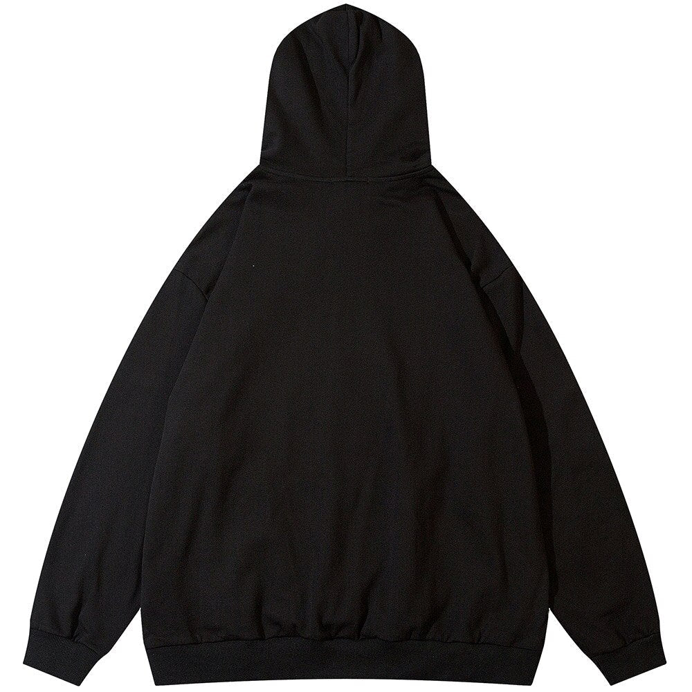 "Bone Broken" Unisex Men Women Streetwear Graphic Hoodie Daulet Apparel