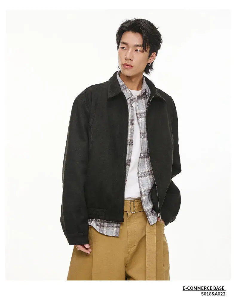 2025 spring short coat mens korean streetwear fashion loose casual bomber jacket women plus size autumn coat outerwear unique shorts style 282