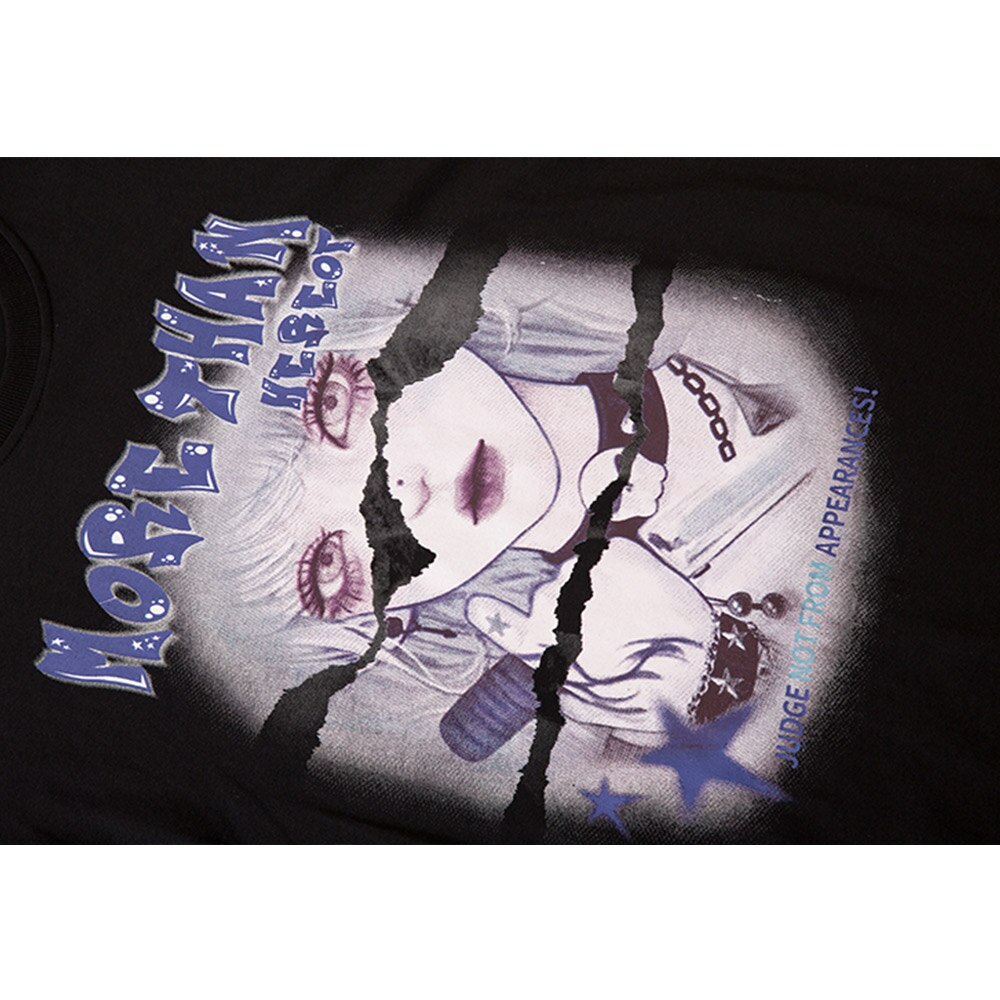 "Behind You" Unisex Men Women Streetwear Graphic Sweatshirt Daulet Apparel