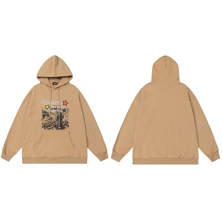 "Desert Land" Unisex Men Women Streetwear Graphic Hoodie Daulet Apparel