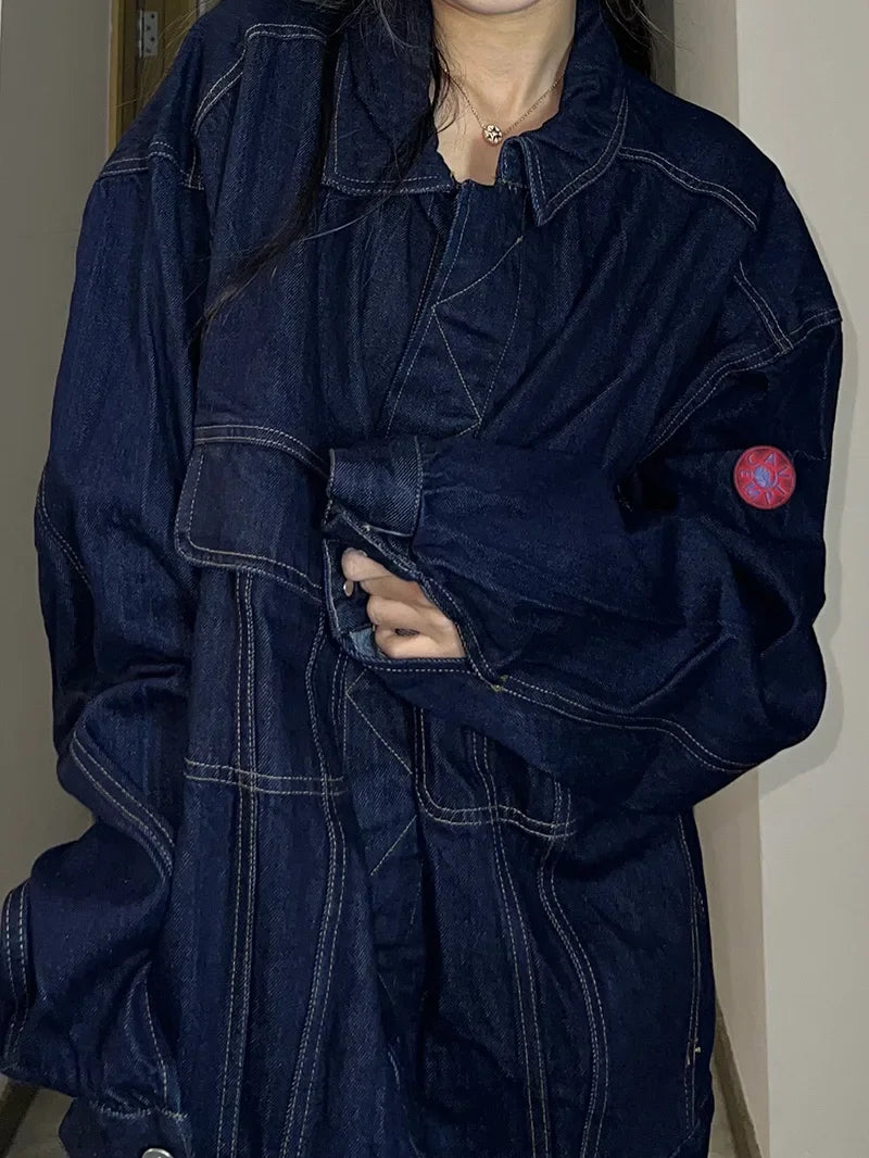 2024 new arrived cavempt outdoor denim jacket men woman best quality casual coat unique jeans style 5034