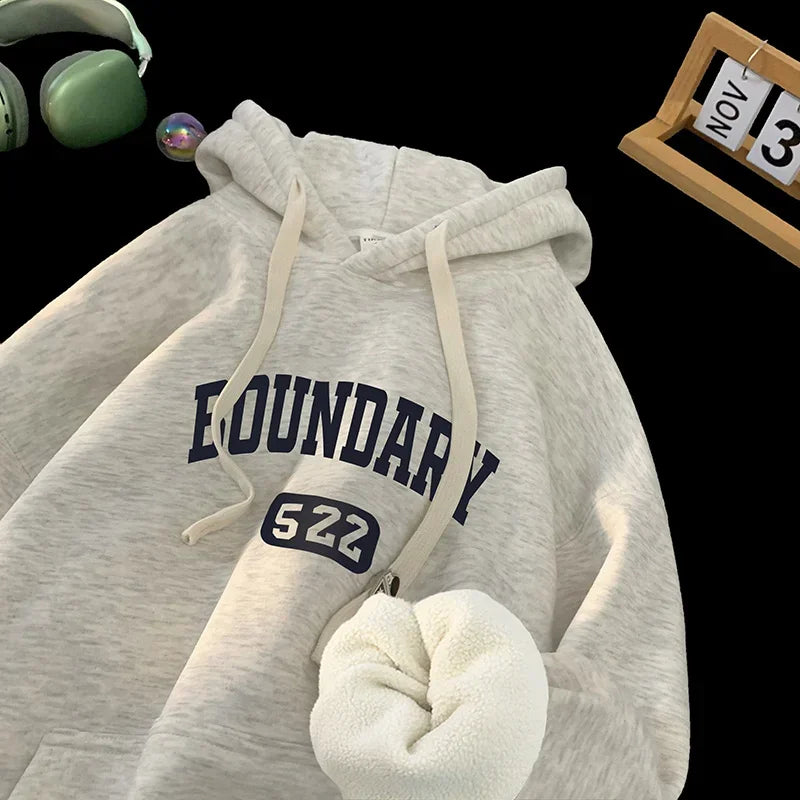 Animecore Statement Graphic Hoodie Layering Essential