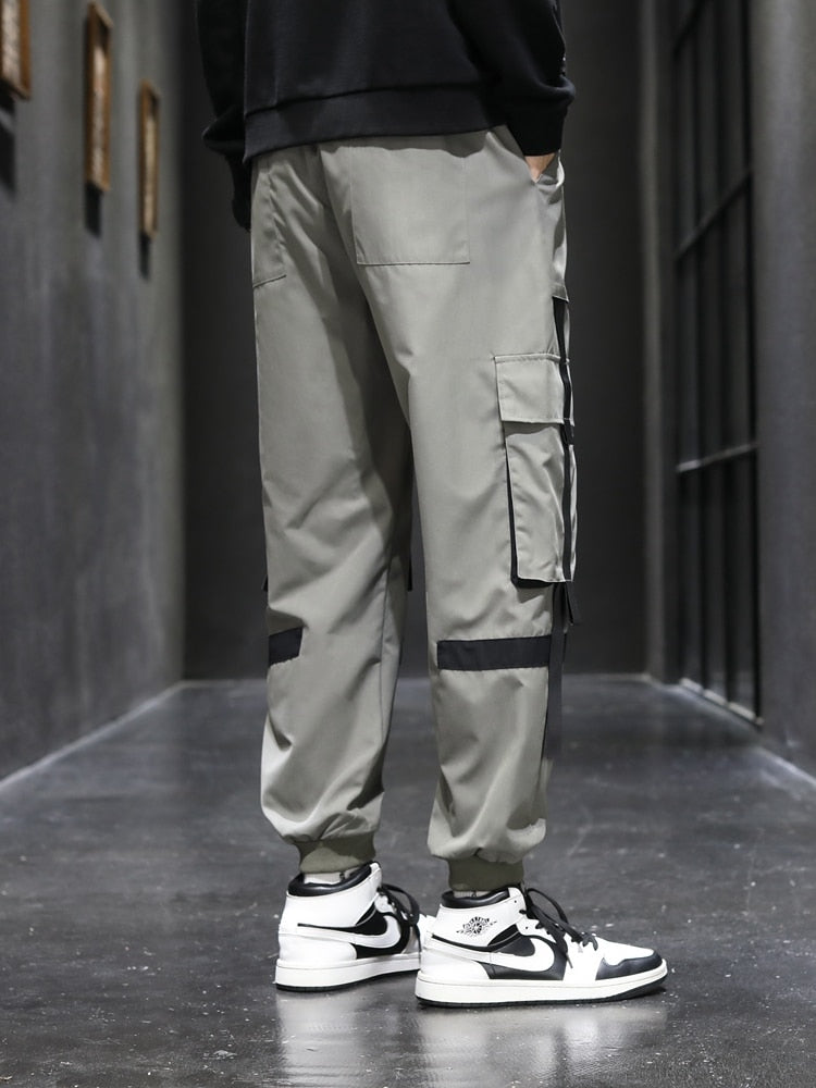 "Ribbon Cut" Unisex Men Women Streetwear Joggers Daulet Apparel