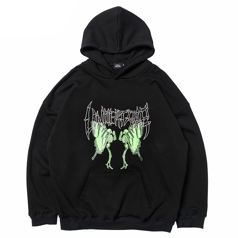 "Dance All Night" Unisex Men Women Streetwear Graphic Hoodie Daulet Apparel