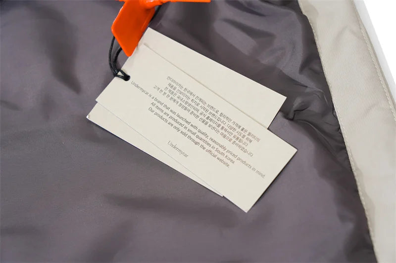 Undermycar 2023 Deconstructor Contrast Zipper Windbreaker Coat Street King Limited