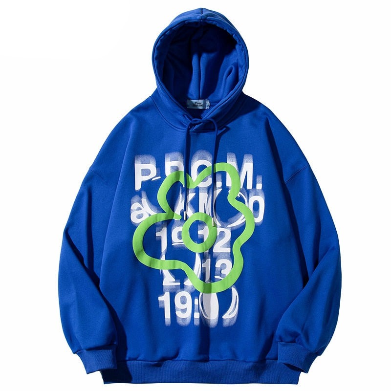 "Blurry Vision" Unisex Men Women Streetwear Graphic Hoodie Daulet Apparel