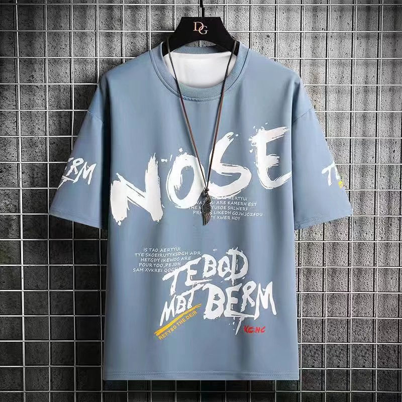 2022 Summer Men's T Shirts Harajuku Fashion Japan Print Short Sleeve Tops Tee Men Casual Men Clothing Streetwear Trend T Shirts Street King Limited