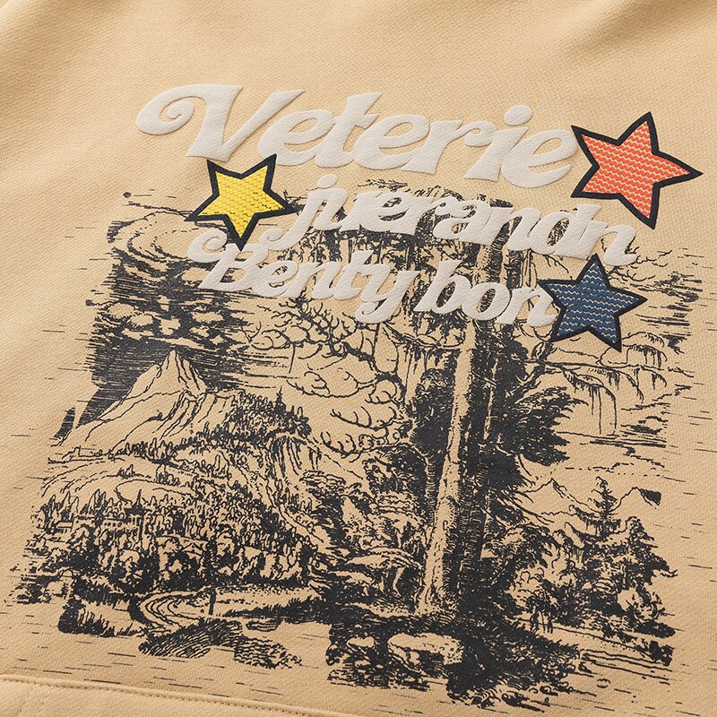 "Desert Land" Unisex Men Women Streetwear Graphic Hoodie Daulet Apparel