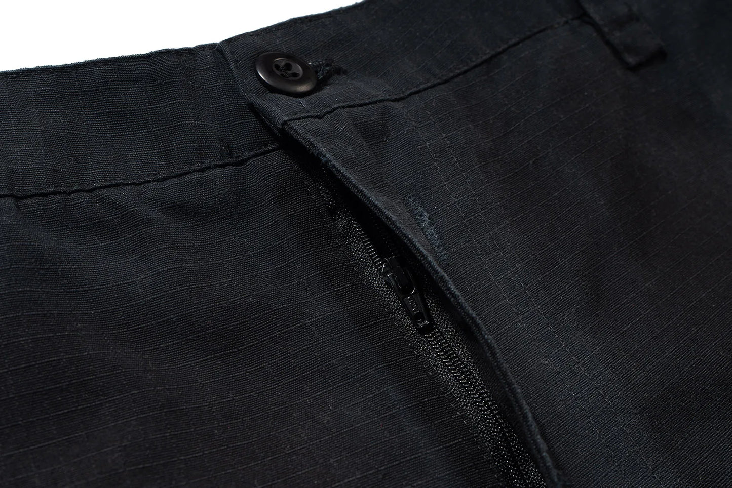 Vintage Ripped Damaged Black Cargo Shorts for Men High Street Wide Leg Baggy Overalls Distressed Summer Knee Length Pants Street King Limited